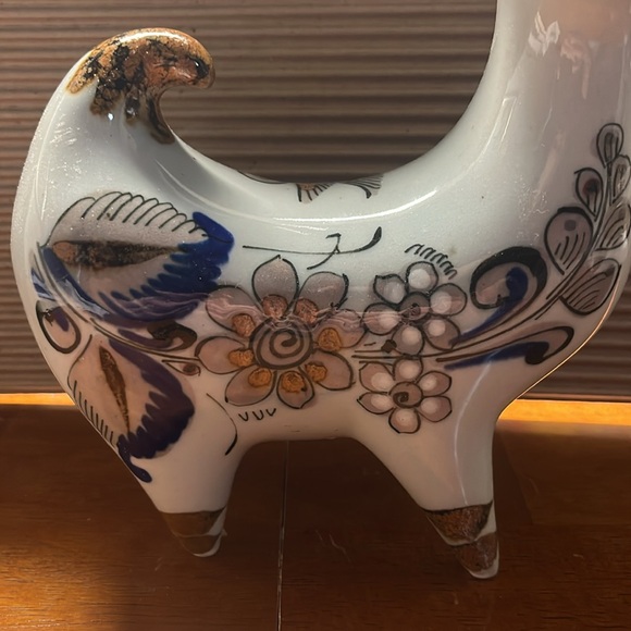 Ken Edward’s Collectible Ceramic Deer/Goat Hand Painted - Picture 3 of 9